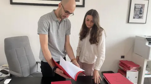 Maître Herin-Amabile et son équipe au cabinet - nouvelle affaire pénale